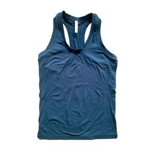 Athleta Momentum Blue Seamless Tank
